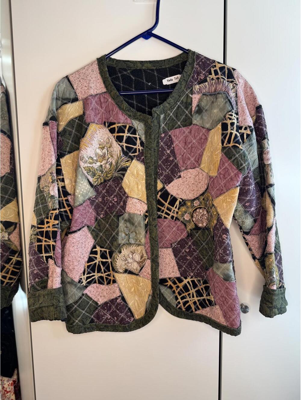 Patchwork Quilted Jacket for Women